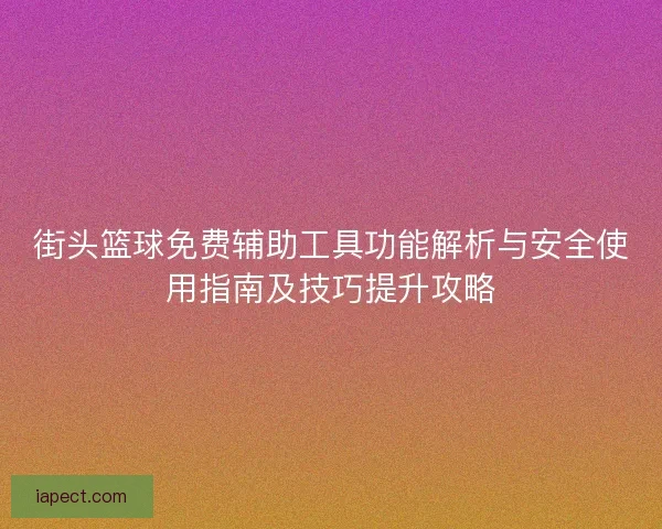 街头篮球免费辅助工具功能解析与安全使用指南及技巧提升攻略